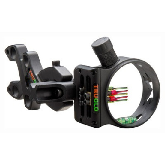 Truglo Bow Sight Storm 5-Pin .019 Dia W/Light Black, TG3015B, 788130018385