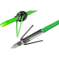 Truglo Bowfishing Speed Shot Arrow W/Spring Fshr Pnt & Slde