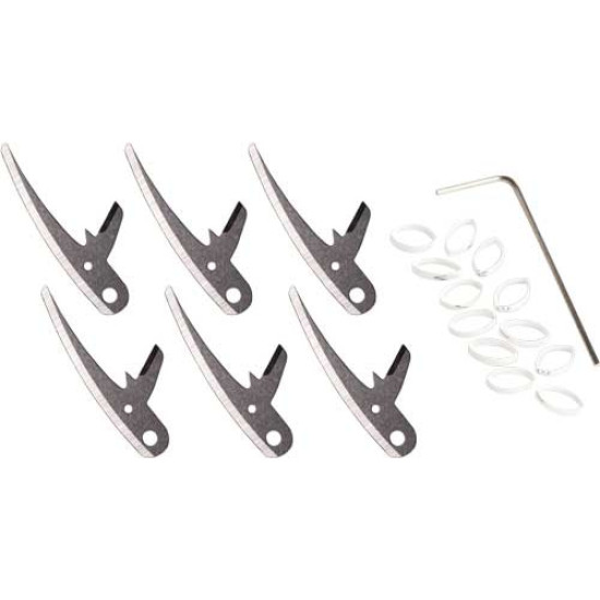 Swhacker Replacement Blades Levi Morgan Curved 125Gr 6Pack, SWH00270, 895090002702