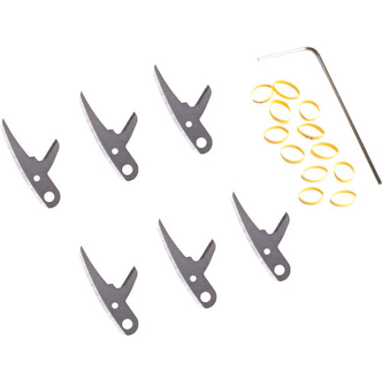 Swhacker Replacement Blades Levi Morgan 2-Bld 100Gr Curved, SWH00265, 895090002658