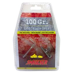 Swhacker Replacement Blades 2-Blade 100Gr 2" Cut 6/Pk