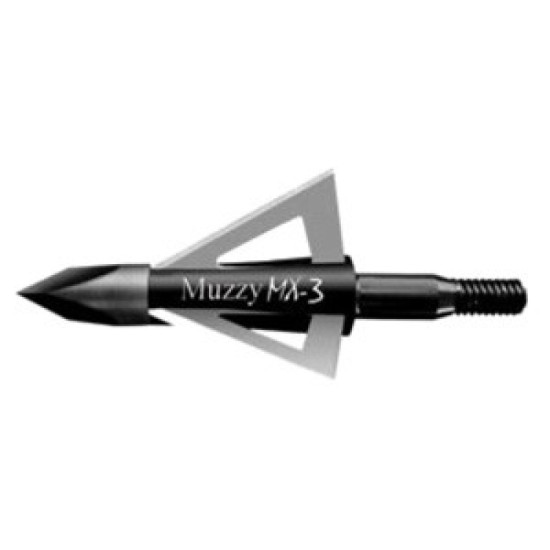 Muzzy Broadhead Mx-3 3-Blade 100Gr 1 1/4" Cut 3Pk, 225MX33, 050301225442