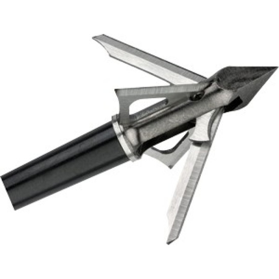 Muzzy Broadhead Trocar Hybrid 100Gr 4-Blade 1 5/8" Cut 3Pk, 297, 050301297005