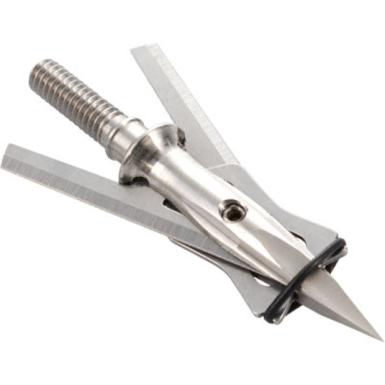 NAP Broadhead Verdict Ss 2-Blade 100Gr 2" Cut 3Pk, NAP-VERD100SS, 888151052532