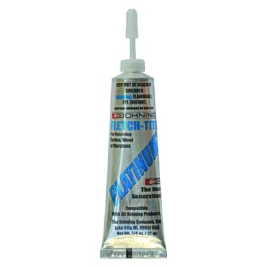 Bohning Glue Fletch-Tite Platinum 3/4Oz Tube, 1301, 010847013019