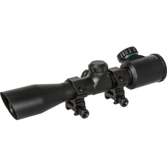 Truglo Crossbow Scope 4X32 Black With Rings, TG8504B3, 788130010341