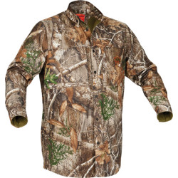 Arctic Shield Trek Button Up Shirt Realtree Edge Large