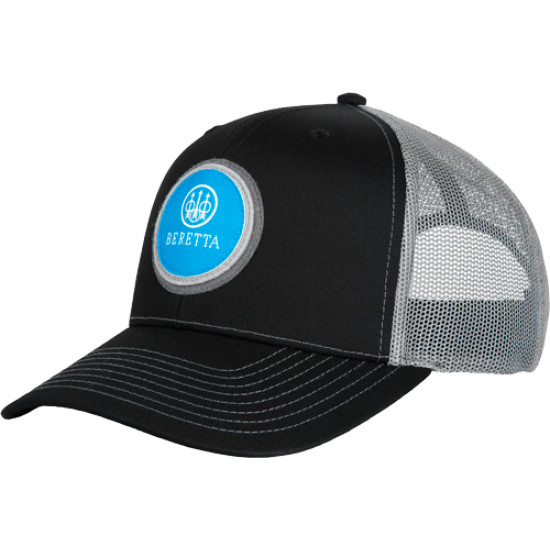 Beretta Cap Bxp Rich 112 Trckr Circle Patch Mesh Blk/Blue, BC038T1675092F, 082442966472