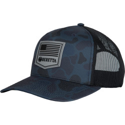 Beretta Cap Pm Trucker R 112 Rubber Patch Blue Duck Camo