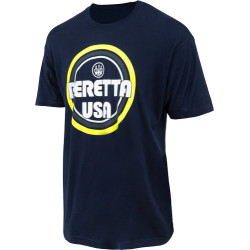 Beretta T-Shirt Retro Busa Logo Large Navy Blue