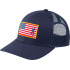 Browning Cap Glory Mesh Snap Back Amer Flag Patch Blue Osfm