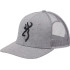 Browning Cap Turley Buck Mark Logo Gray Adjustable