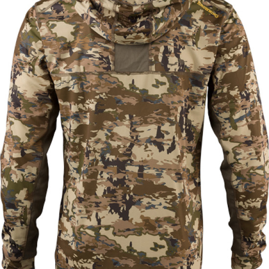 Browning Early Season Hooded Ls Shirt 1/4 Zip Auric X-Lrg, 3010823504, 023614987574