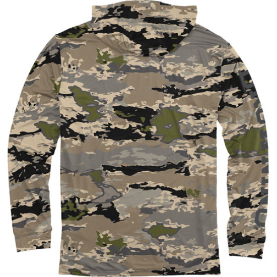 Browning Hooded Long Sleeve Tech T-Shirt Ovix Large, 3010863403, 023614980100