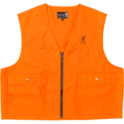 Browning Junior Safety Vest W/Logo Blaze Orange Large