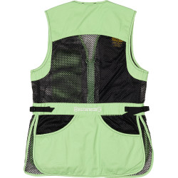 Browning Mesh Shooting Vest R- Hand WoMen's Lg Black/Neomint