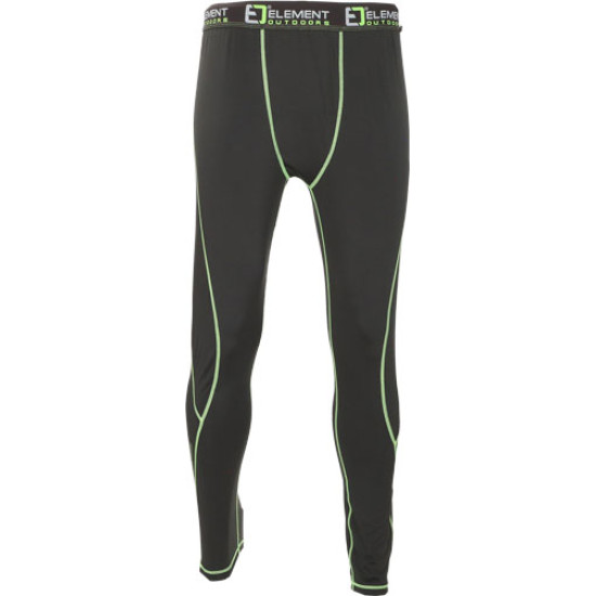 Element Outdoors Base Layer Lw Long Underwear Black Xxl, KS-LLU-2XL-BK, 810043980180