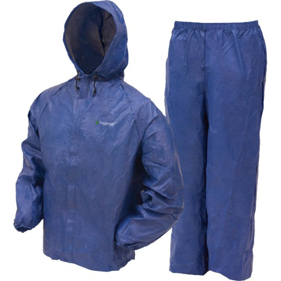 Frogg Toggs Rain Suit Men's Ultra-Lite-2 Medium Blue, UL12104-12MD, 647484040346