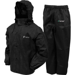 Frogg Toggs Rain & Wind Suit All Sports Large Blk/Blk