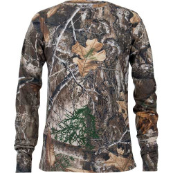 Habit Bear Cave Youth Tee Long Sleeve Realtree Edge Lg