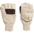 Hot Shot Basics Ragg Wool Pop- Top Mitten Insulated Oatmeal