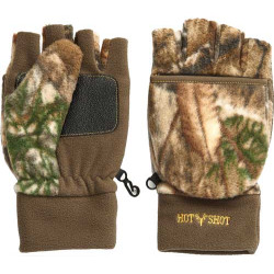 Hot Shot Youth Pop-Top Mitten Bulls-Eye Insul Rtedg Lg/Xl