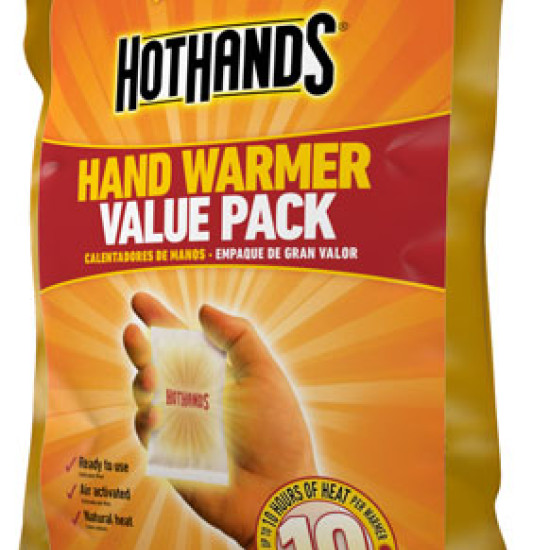 Hothands Hand Warmer Value Pack 10 Pairs Per Pack 10 Hour, H162910, 094733070102