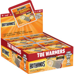 Hothands Toe Warmers 40 Pair 8 Hour W/ Adhesive