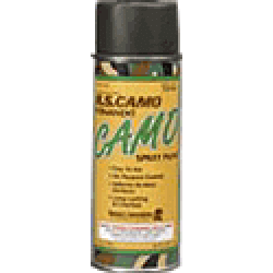 HS Camo Spray Paint Flat Black 12Oz