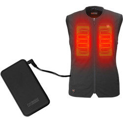 Mobile Warming Unisex Peak Vest Black Medium