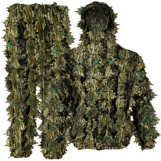 Titan Leafy Suit Mossy Oak Greenleaf 2X/3X Pants/Top, MO-GLF-LS-2X/3X, 617209556230