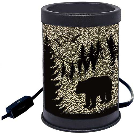 Rivers Edge Bear Silhouette Candle Warmer, 2881, 643323928813