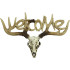 Rivers Edge Euro Deer Welcome Sign 13"W X 13"H