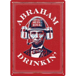 Rivers Edge Sign 12"X17" "Abraham Drinkin"