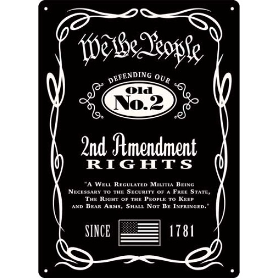 Rivers Edge Sign 12"X17" "We The People Whiskey", 2798, 643323927984