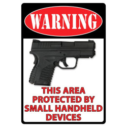 Rivers Edge Sign 12"X17" Warning-This Area Is Protected