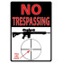 Rivers Edge Sign 12"X17" Trespassing You'Re Here