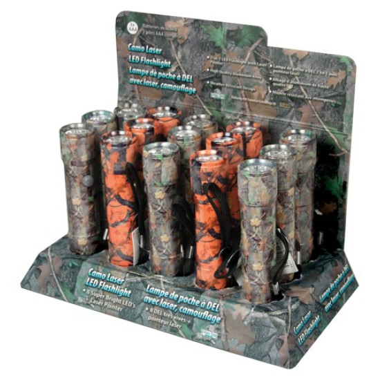 Rivers Edge Display Cb Camo Laser Flashlight 15-Pack, 1184, 643323118405