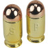 Rivers Edge Pistol Cartridge Shaped Salt & Pepper Shakers