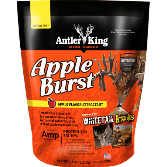 Antler King Apple Burst Attractant 5# Bag, AKABA5, 747101000545