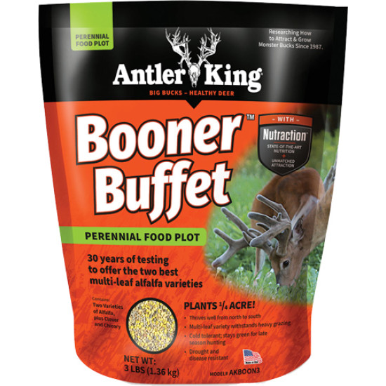 Antler King Booner Buffet 1/4 Acre 3Lb, AKBOON3, 747101000460