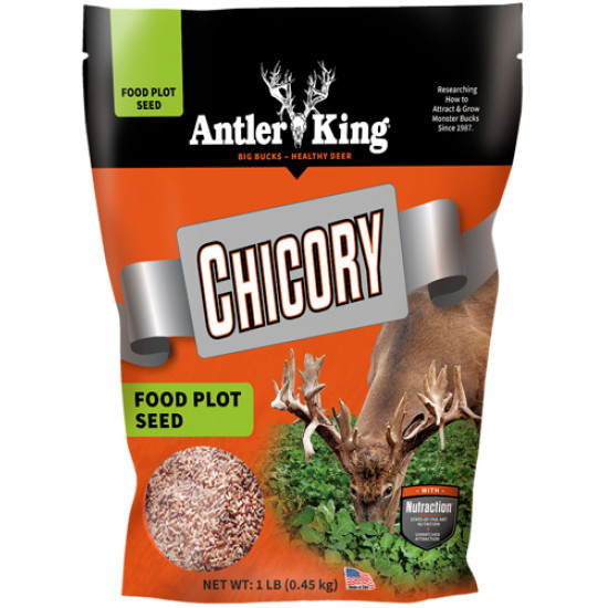 Antler King Chicory 1# Bag Perennial 1/4 Acre, AKC1, 747101000620