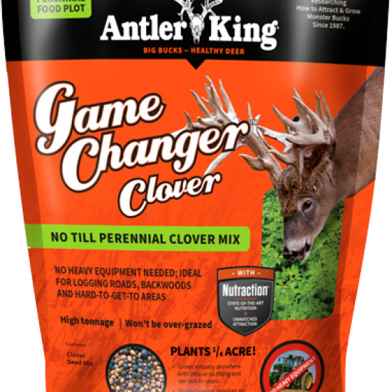 Antler King Game Changer Clover 2.5# Perenial 1/4 Acre, AKGCC, 747101000590