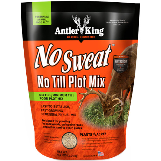 Antler King No-Sweat No-Till 1/4 Acre 4.5Lb Spring/Fall, 45NS, 747101000491