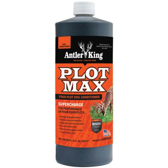 Antler King Plot Max Plant & Soil Conditioner 32Fl Oz, 32PM, 747101000415