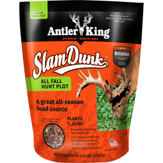 Antler King Slam Dunk 1/4 Acre 3.5Lbs Fall Plot Annual, 35SD, 747101000521