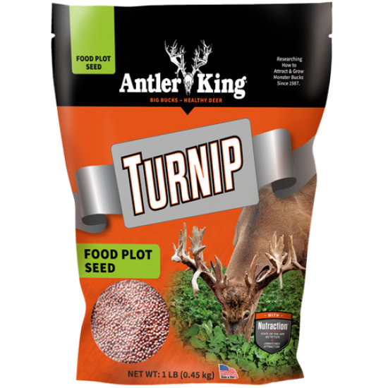 Antler King Turnips 1# Bag Annual 1/8 Acre, AKTURN1, 747101000804