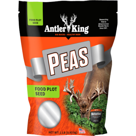 Antler King Winter Peas 1# Bag Annual 1/40 Acre, AKPEAS1, 747101000774