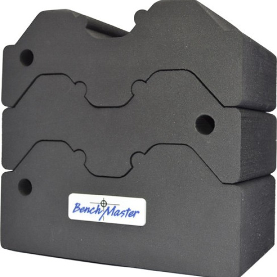 Benchmaster Weapon Rack Adjustable 3Piece Bench Block, BMWRABB3, 751710506770