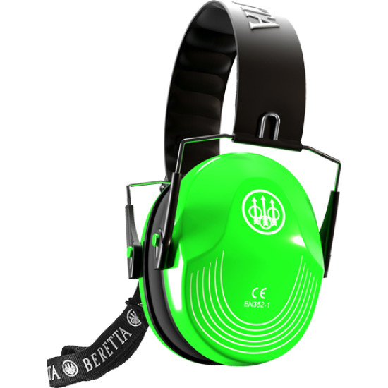 Beretta Safety Pro Earmuff Green Fluorescent, CF1000000207FF, 082442948461